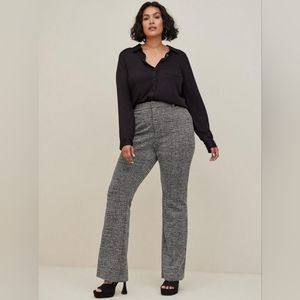 Comfort Flex Waistband Trouser Boot Studio Double Knit High-Rise Pant (C5-6)